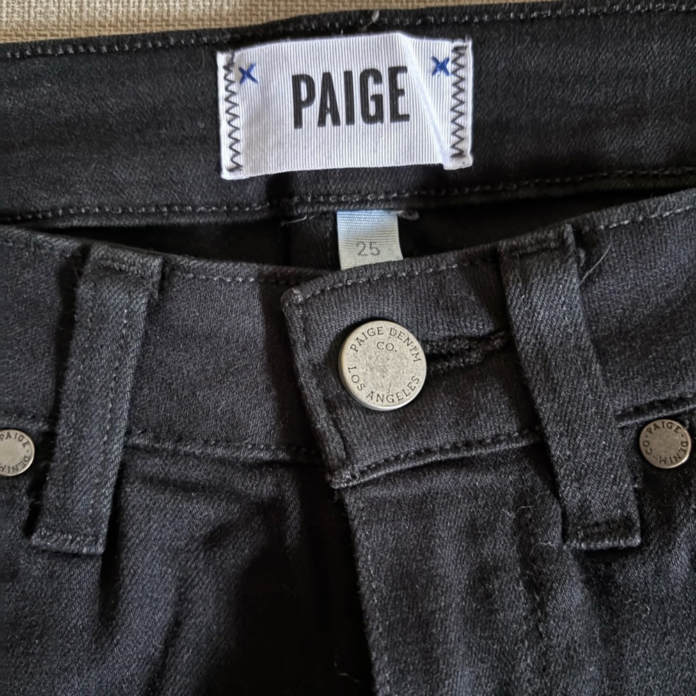 PAIGE Black Jeans Classic Fit